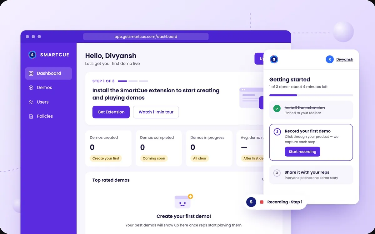 Aha moments in a sales demo — PM School — case study deck, cover page
